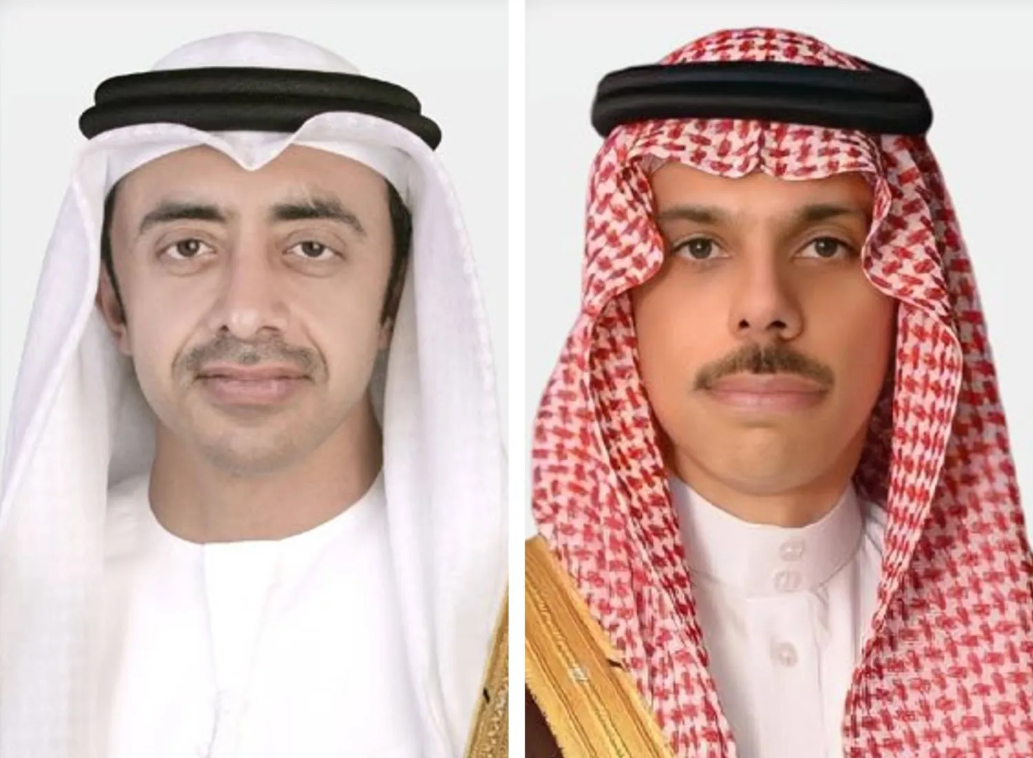 الأمير فيصل بن فرحان والشيخ عبد الله بن زايد (الخارجية السعودية)