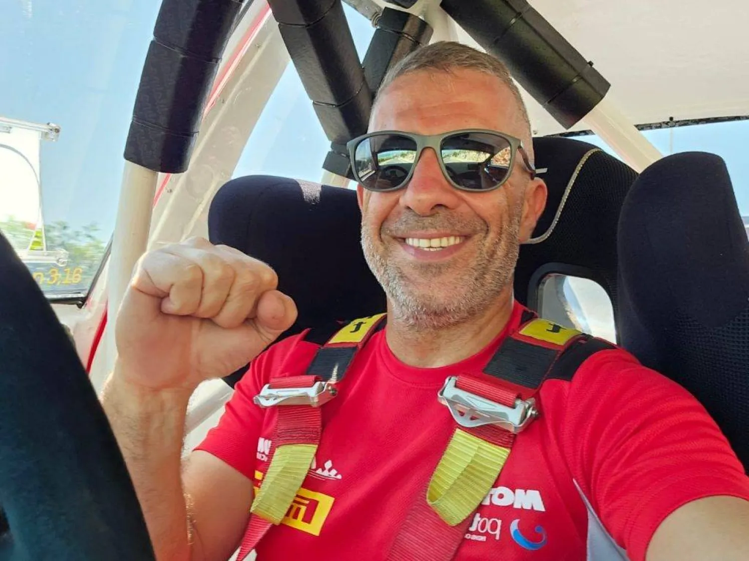 السائق اللبناني روجيه فغالي بطل رالي لبنان الدولي (رالي لبنان)