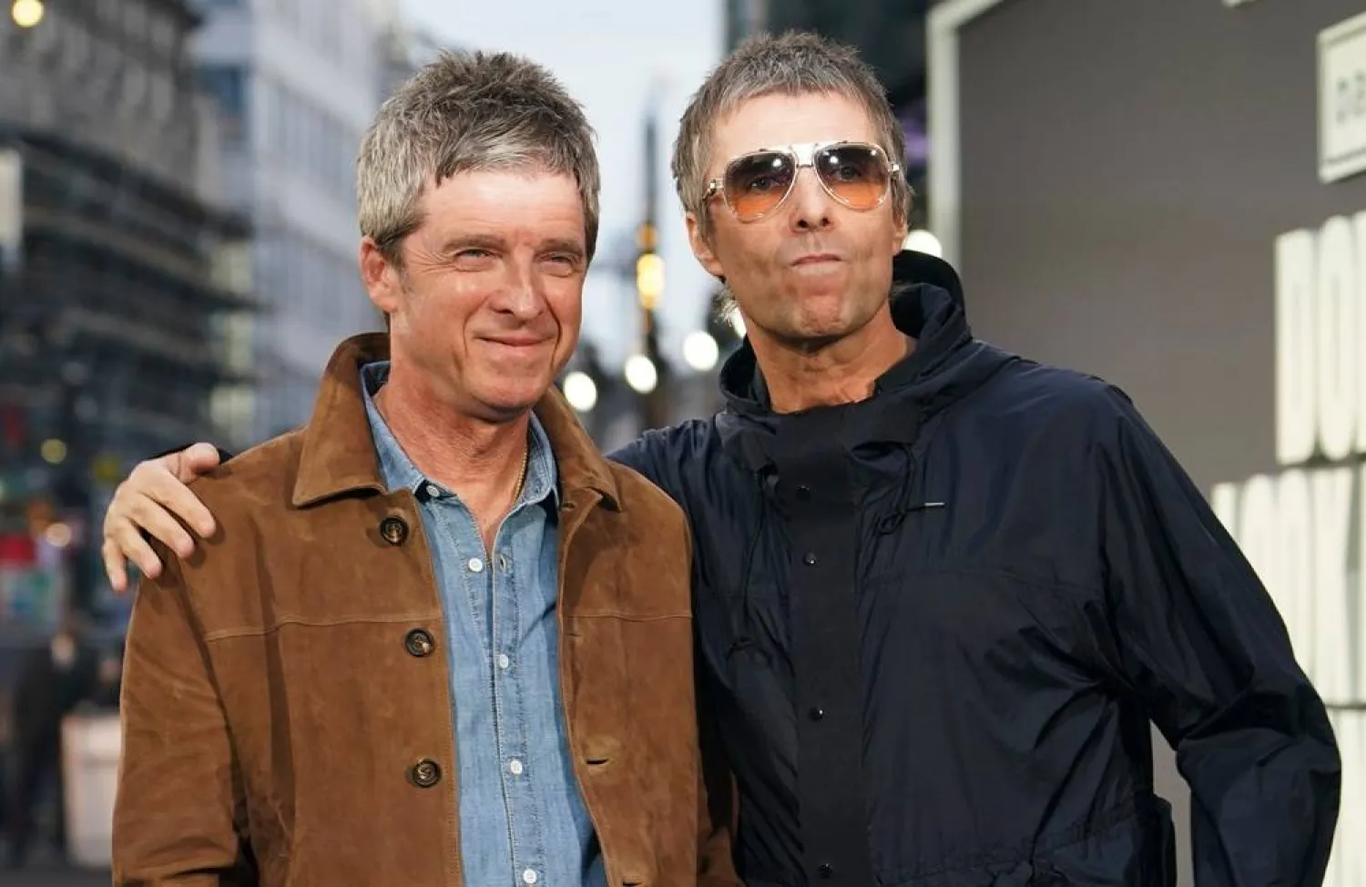  Liam Gallagher, right, and Noel Gallagher pose for photographers upon arrival at the "Oasis: Don't Look Back In Anger" UK premiere in London, England, Monday, Sept. 7, 2026. (AP) 