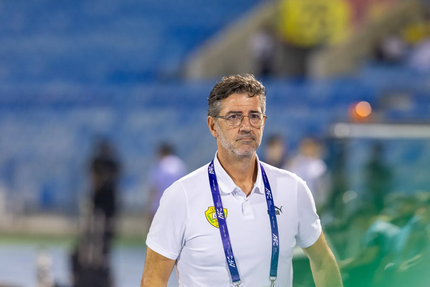 البرتغالي روي فيتوريا، مدرب الوصل الإماراتي (تصوير: عيسى الدبيسي) 