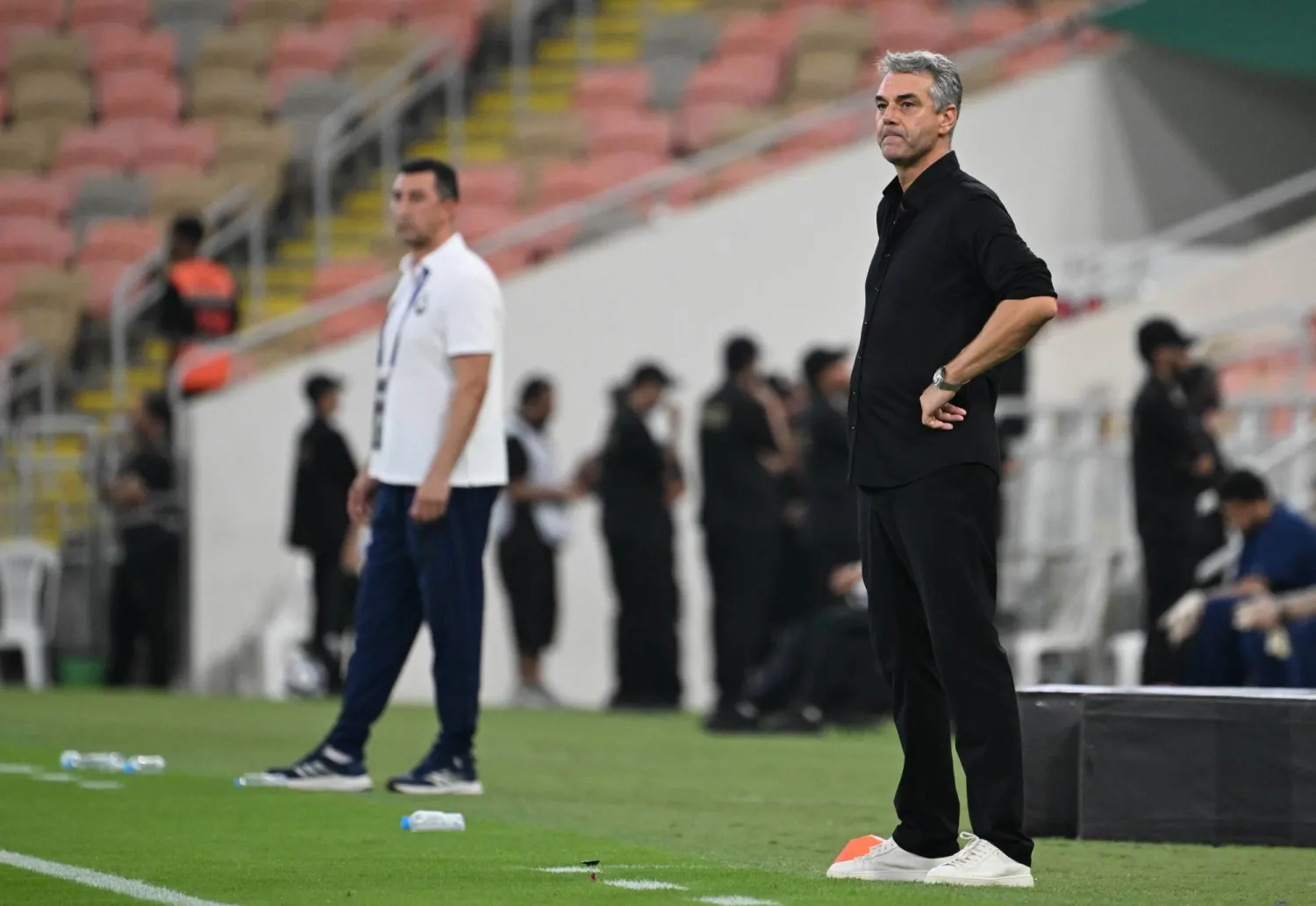 المدرب الهولندي مارينو بوسيتش، المدير الفني للأهلي (تصوير: علي خمج) 