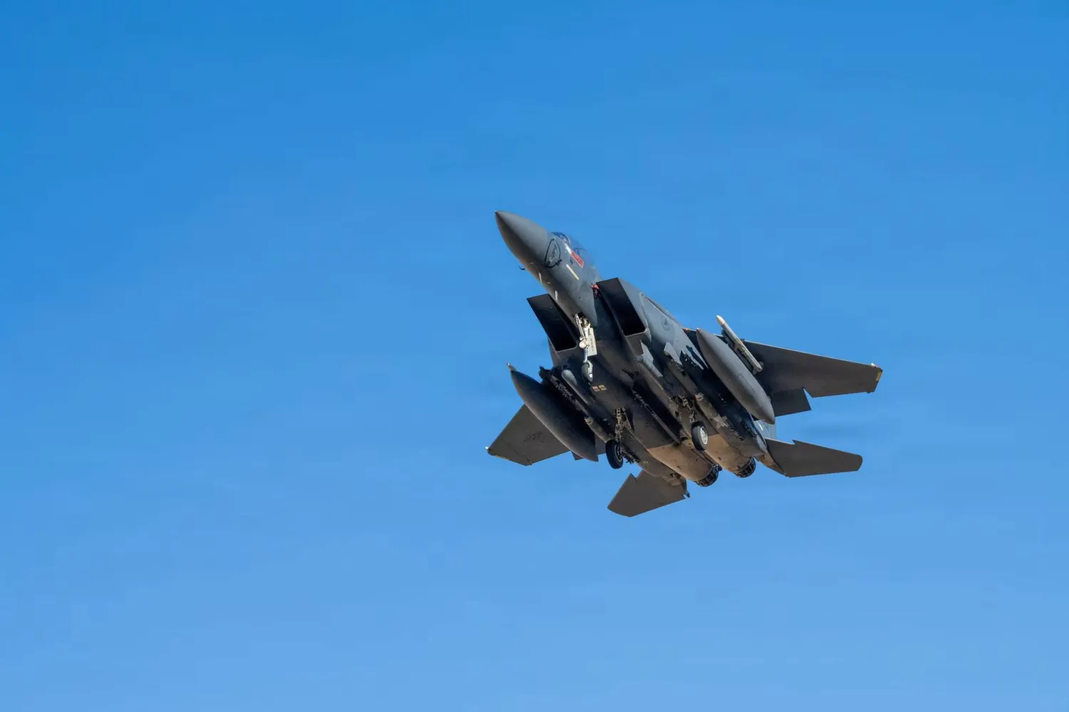 A US Air Force F-15E Strike Eagle aircraft. (US Air Force/Reuters)