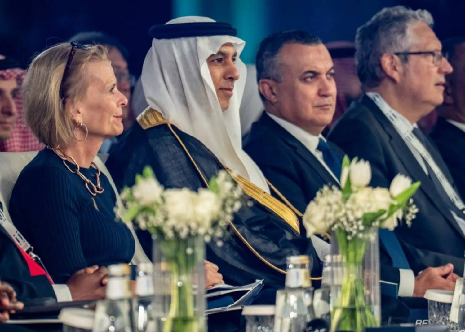رئيس الهيئة السعودية للبيانات والذكاء الاصطناعي الدكتورعبد الله الغامدي خلال حضوره المؤتمر (سدايا)