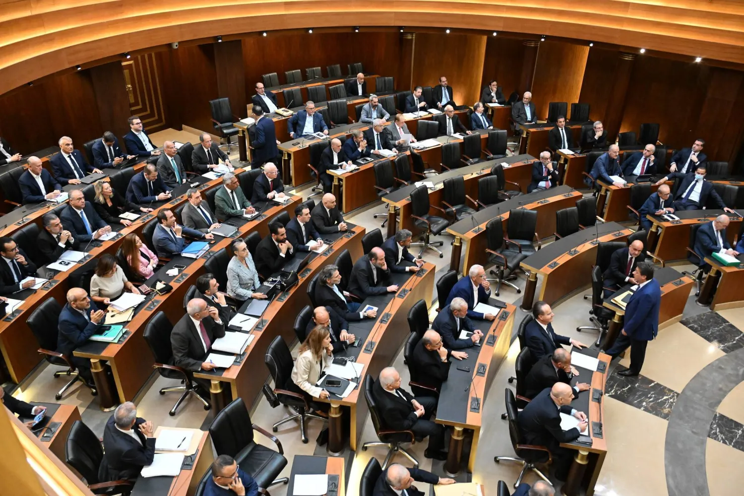 جلسة المناقشة العامّة في مجلس النواب اللبناني (وكالة الأنباء المركزية)