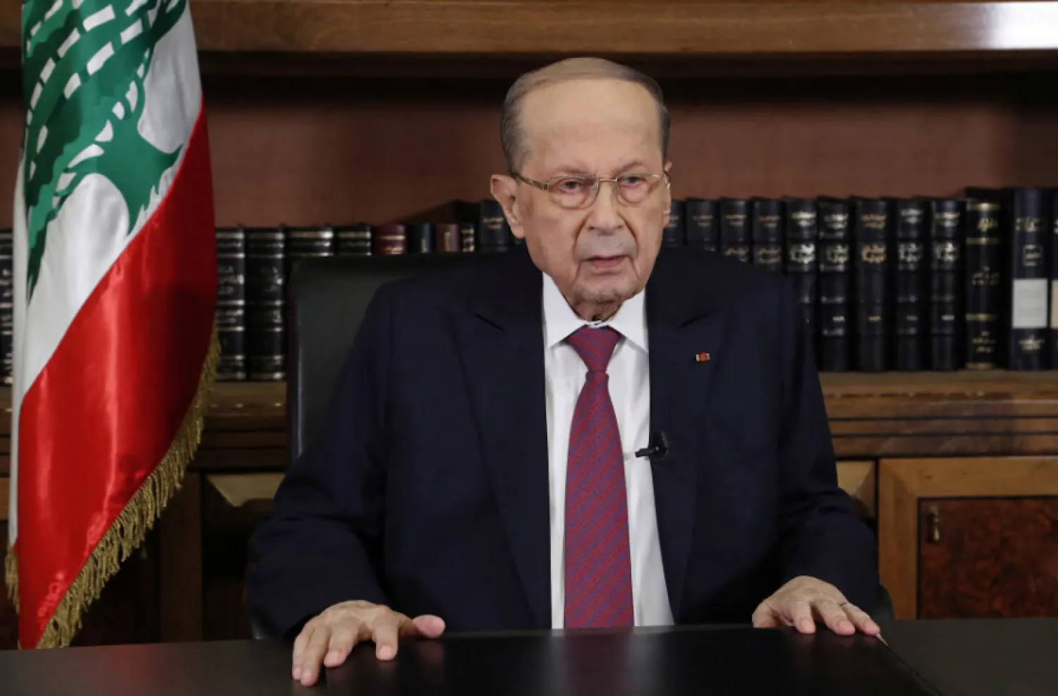 الرئيس اللبناني السابق ميشال عون (رويترز)