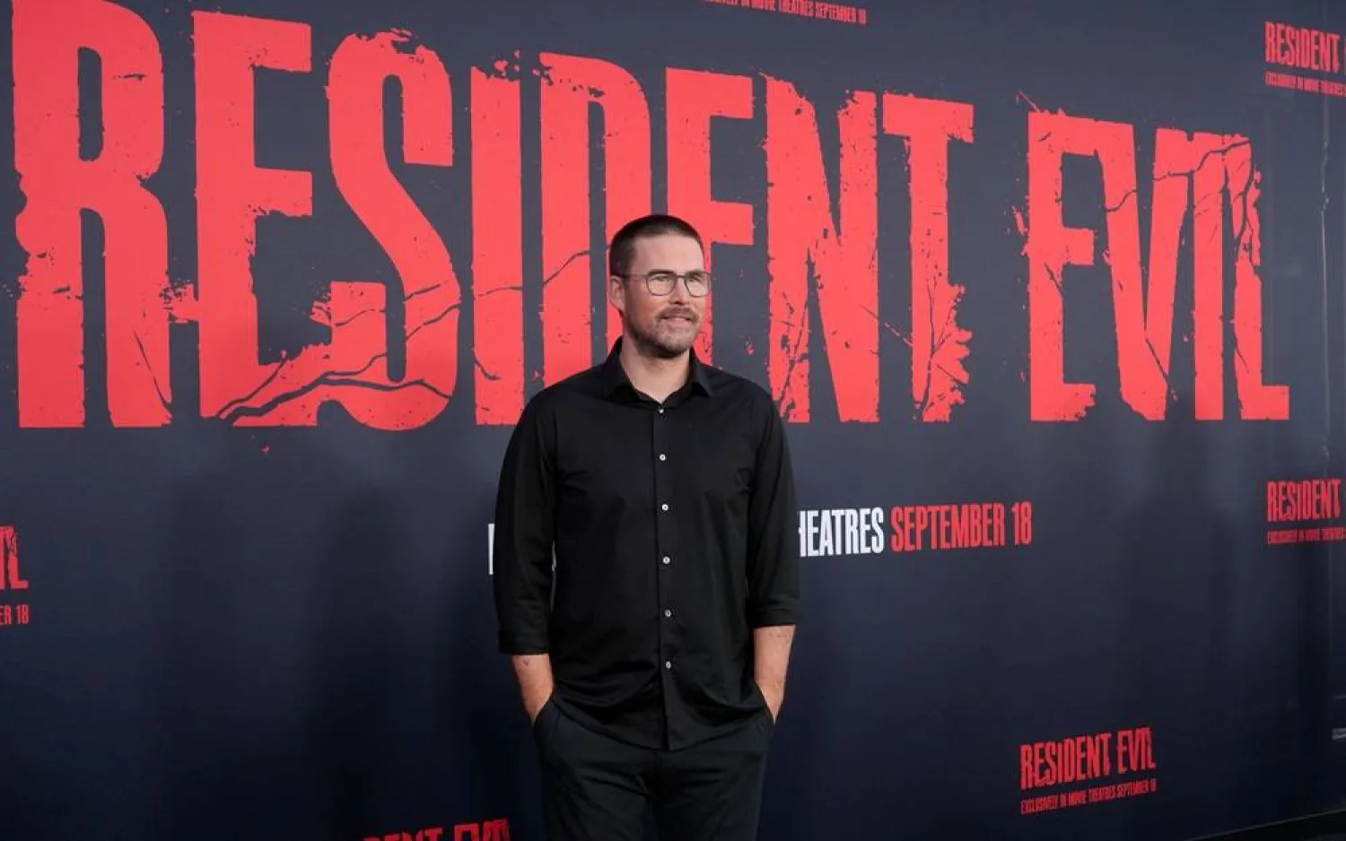  Zach Cregger, co-writer/director of "Resident Evil," arrives at the premiere of the film on Tuesday, Sept. 15, 2026, in Los Angeles. (AP) 