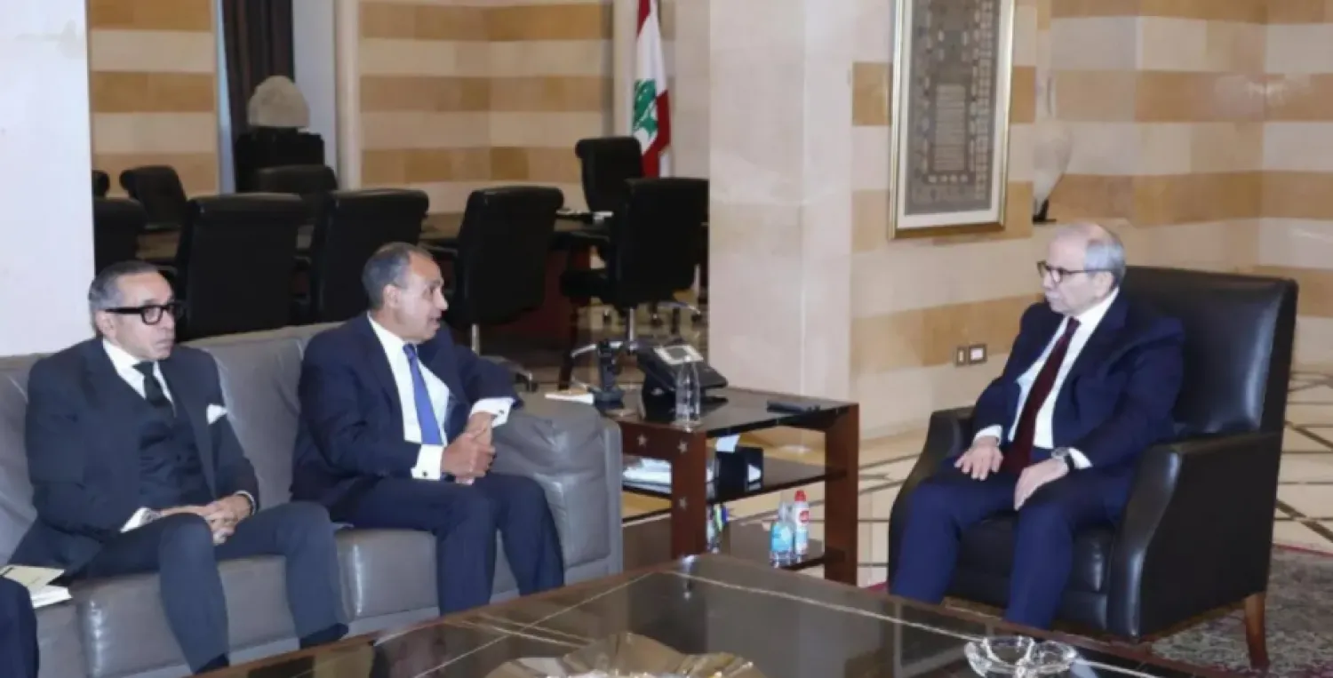 محادثات سابقة بين وزير الخارجية المصري ورئيس الوزراء اللبناني نواف سلام في بيروت (الخارجية المصرية)