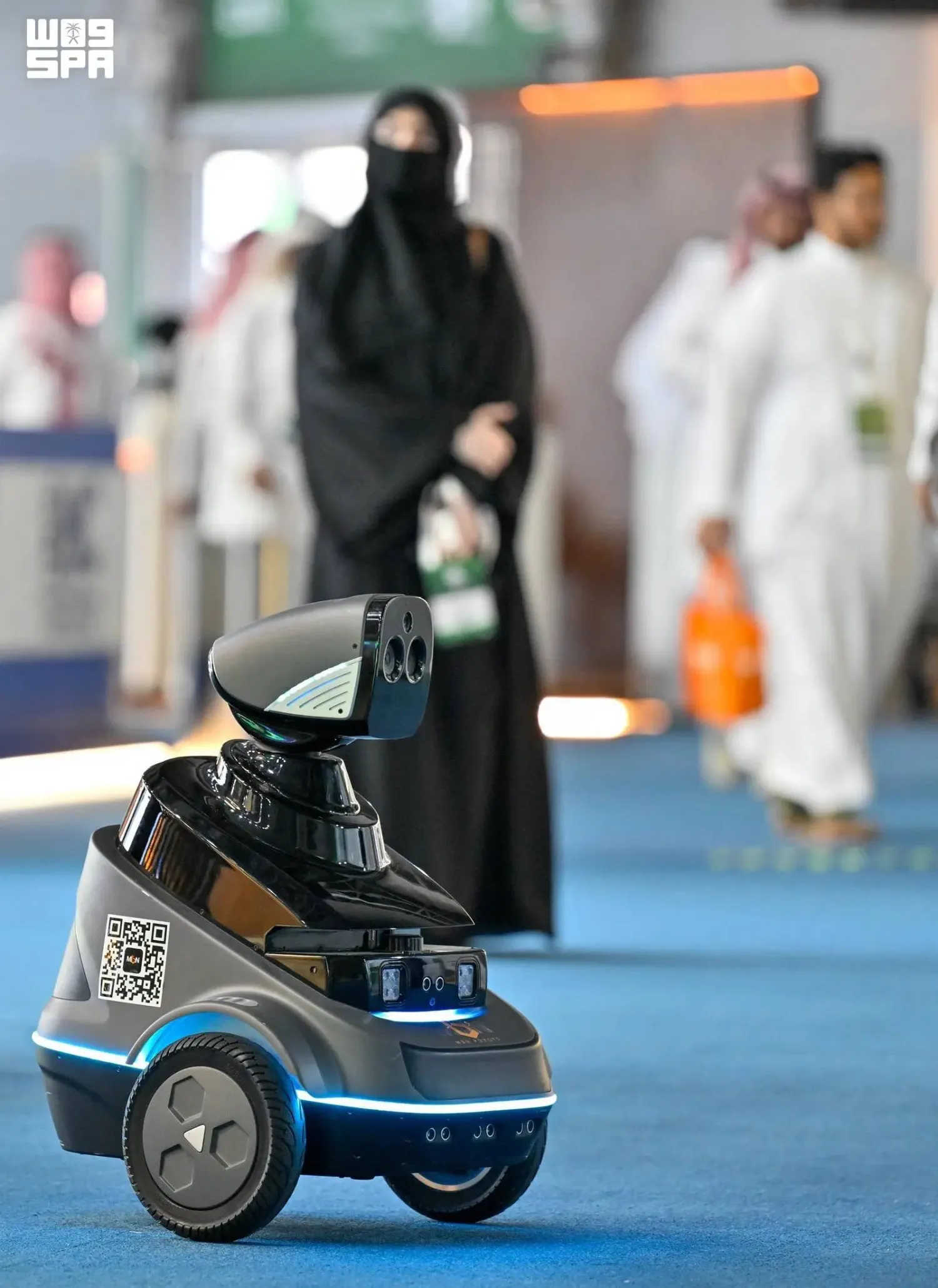 Robots and smart technologies showcased at the Saudi Industry Forum 2026 at the Jeddah Superdome. (SPA) 