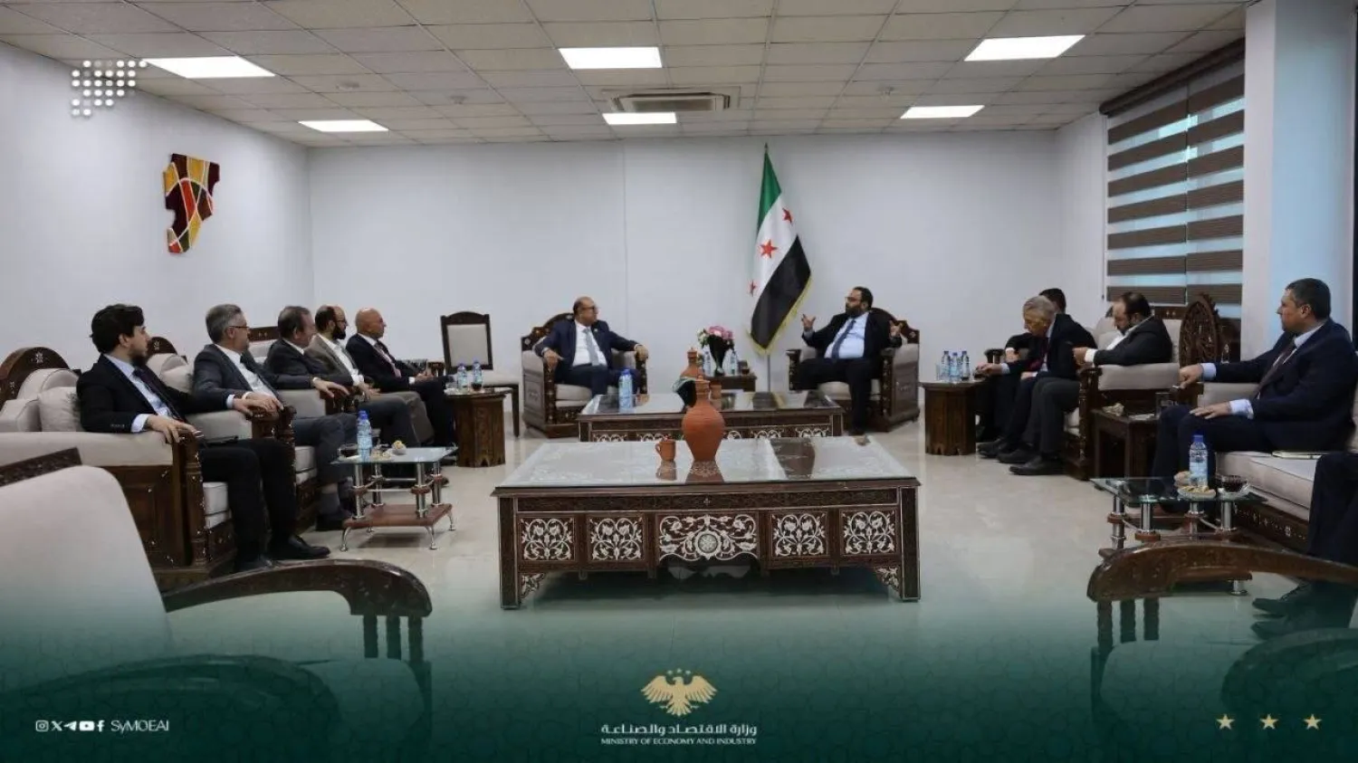 اجتماع مجلس الأعمال السوري - المصري بدمشق (وزارة الاقتصاد والصناعة السورية)