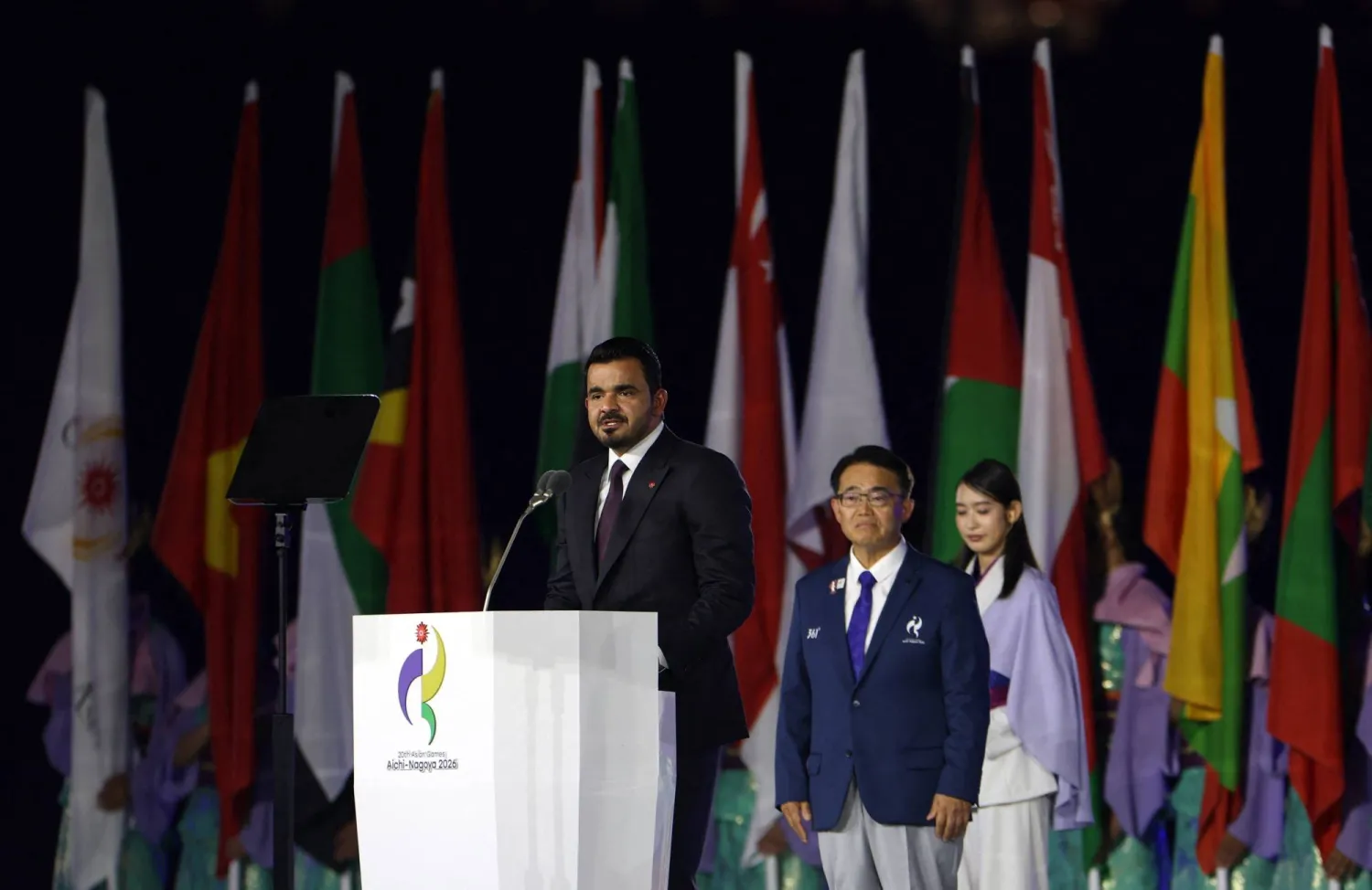 الشيخ جوعان بن حمد آل ثاني رئيس المجلس الأولمبي الآسيوي (رويترز)