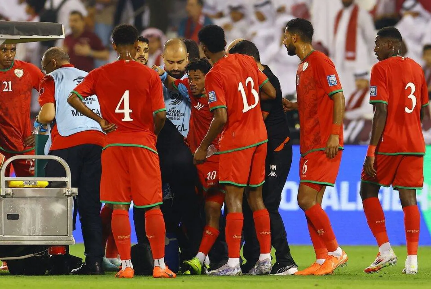 منتخب عمان يأمل في مواصلة حضوره المثالي بكأس الخليج (رويترز) 
