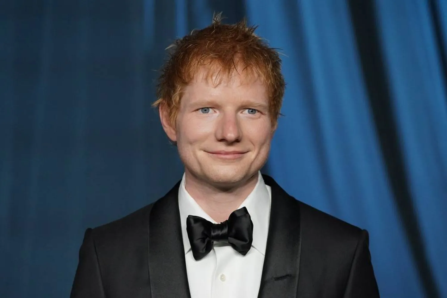Ed Sheeran appears at the fifth annual Academy Museum Gala in Los Angeles on Oct. 18, 2025. (AP)