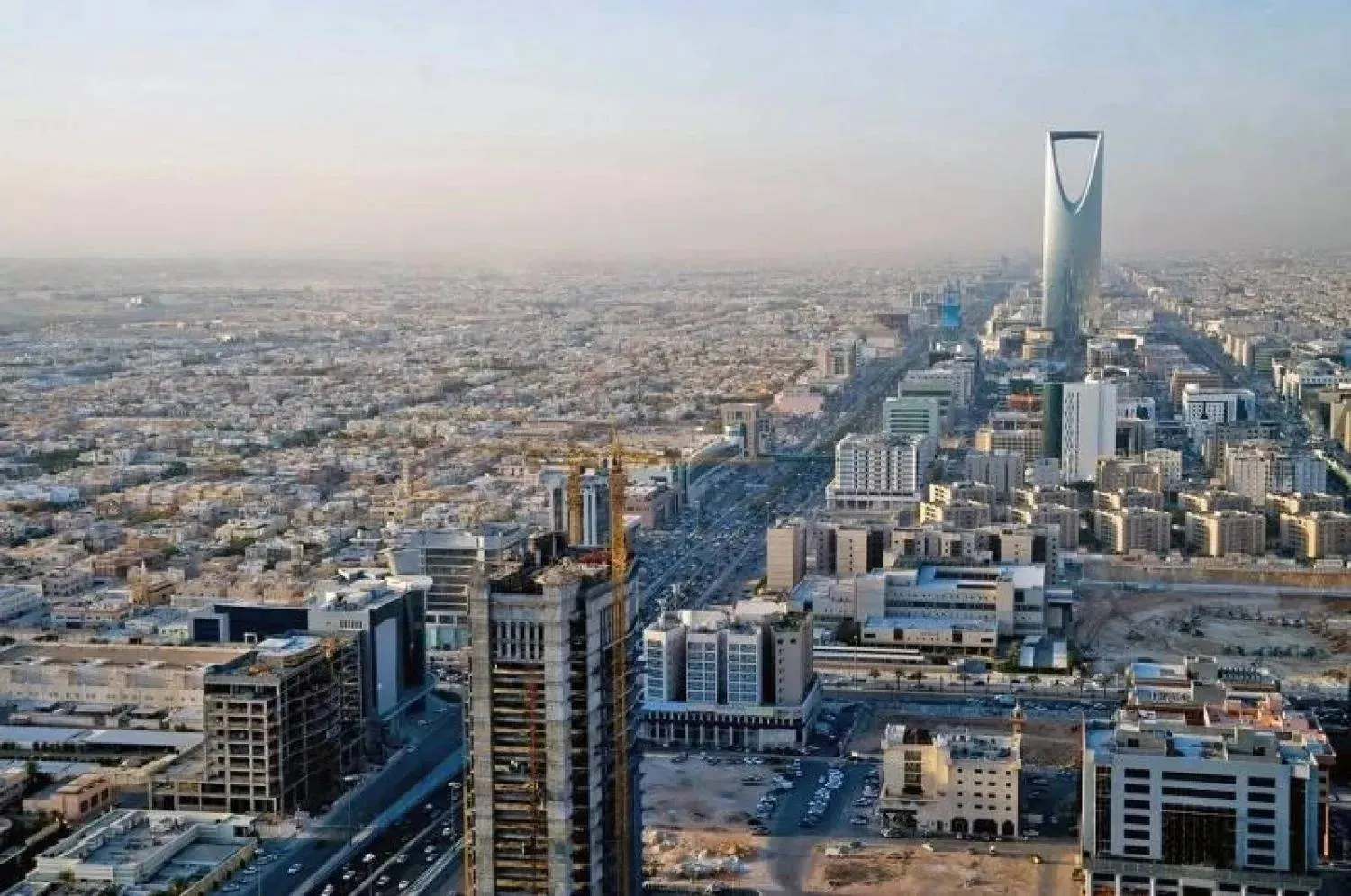 صورة جوية للعاصمة السعودية الرياض (الشرق الأوسط)