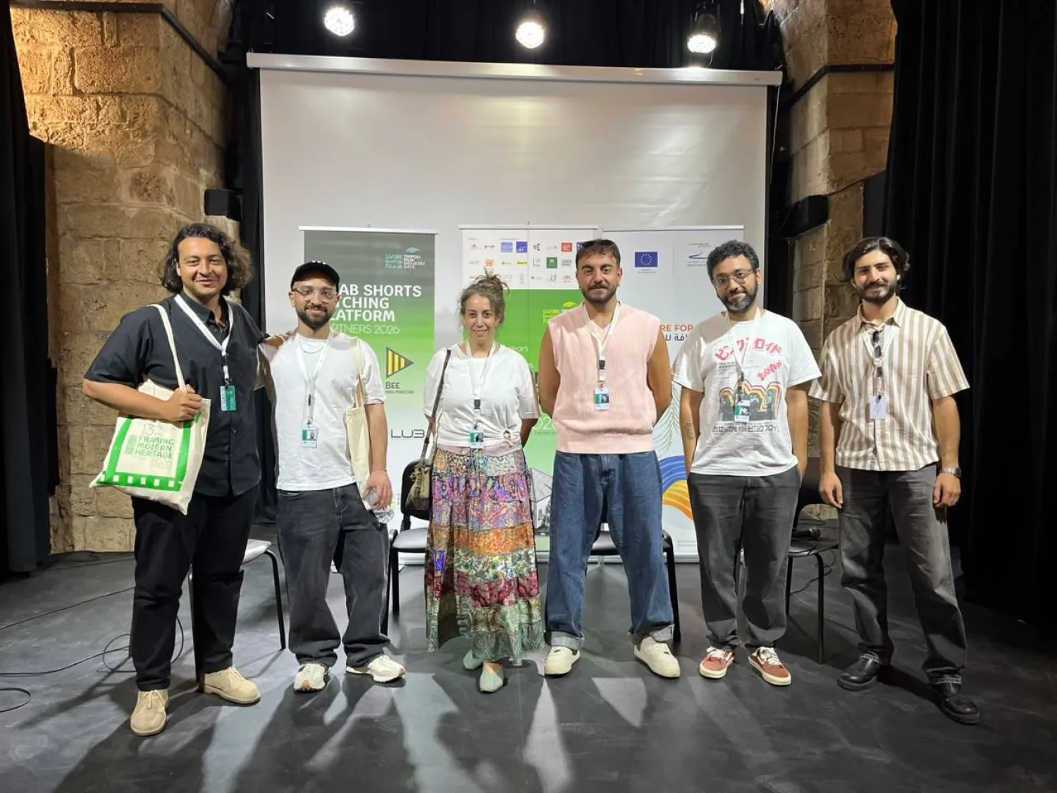 المخرجون الشباب المتقدّمون إلى منصة مهرجان طرابلس لتمويل الأفلام القصيرة (الشرق الأوسط)