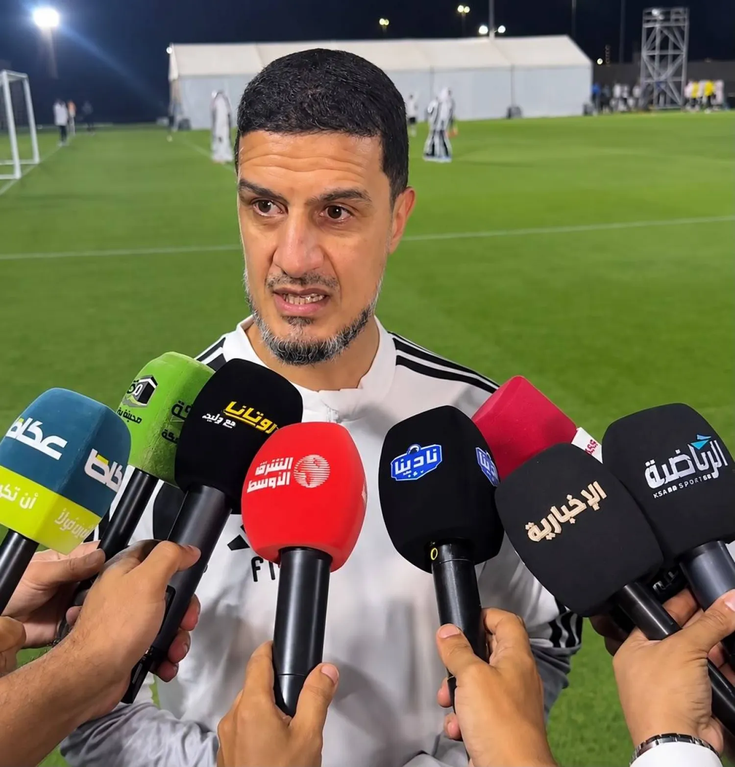 فهد المفرج المدير التنفيذي للمنتخب السعودي (الشرق الأوسط)