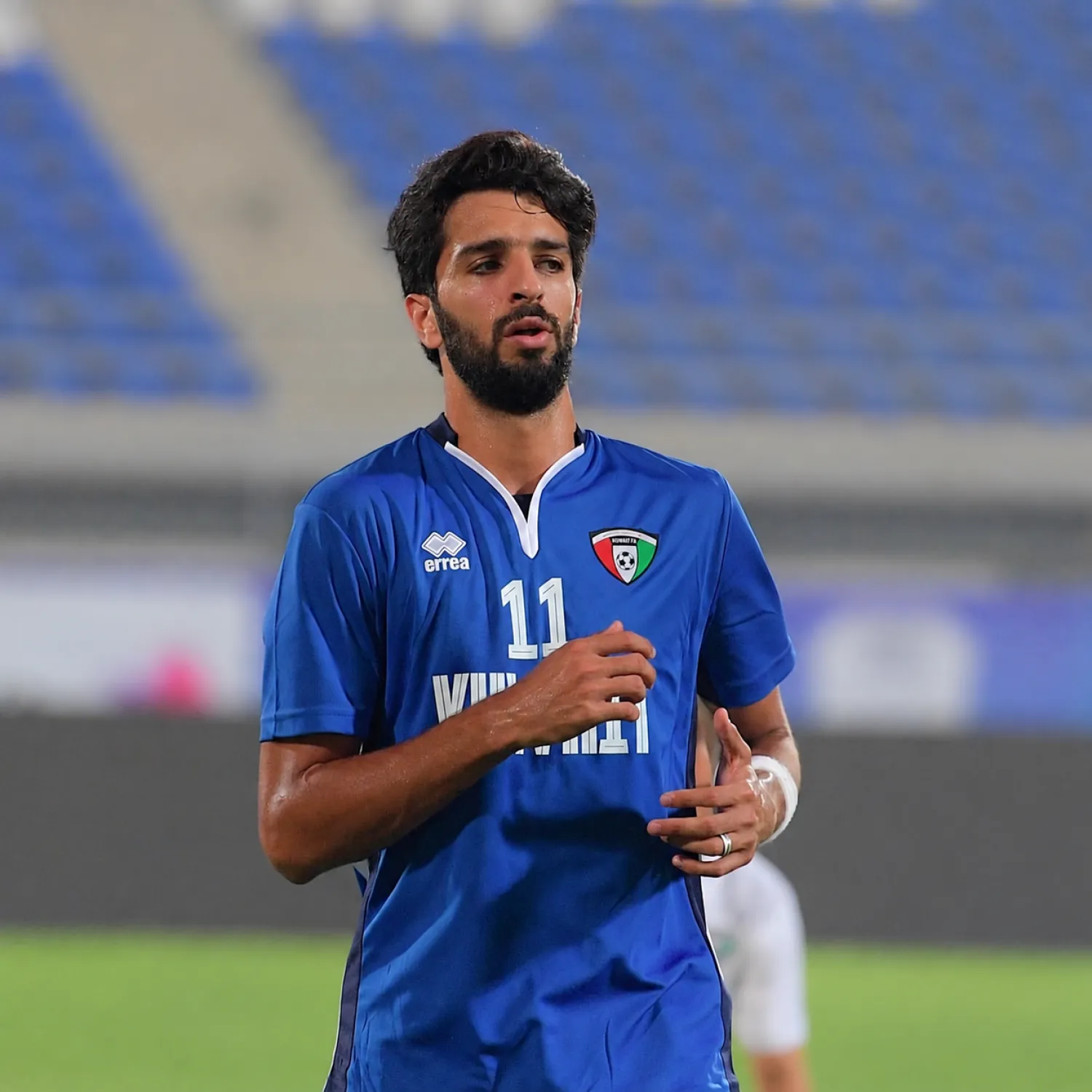 وصف الأنصاري مواجهة الكويت والمنتخب السعودي بأنها اختبار حقيقي لشخصية اللاعبين (حساب اللاعب).