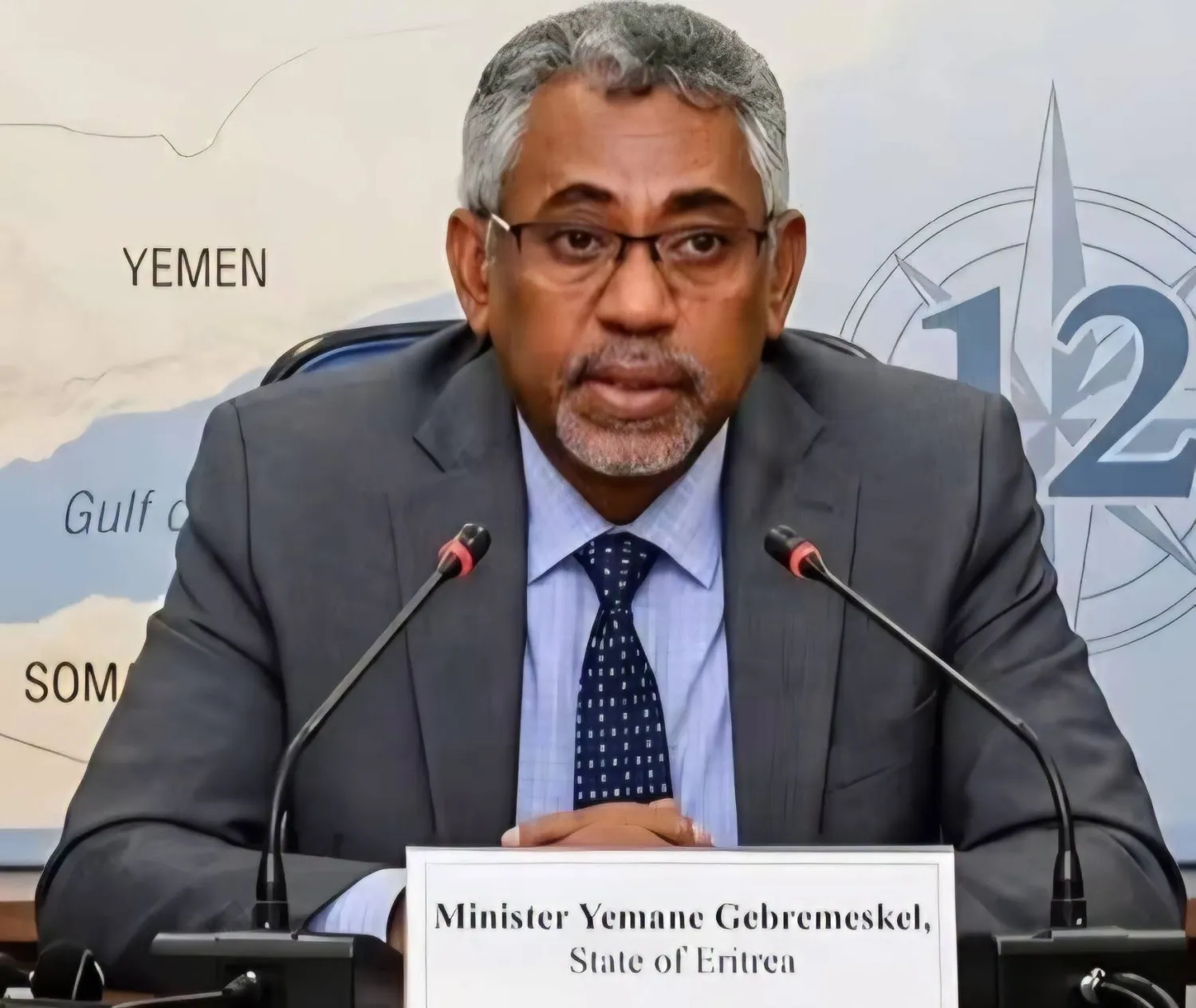 Eritrean Information Minister Yemane G. Meskel (X account)