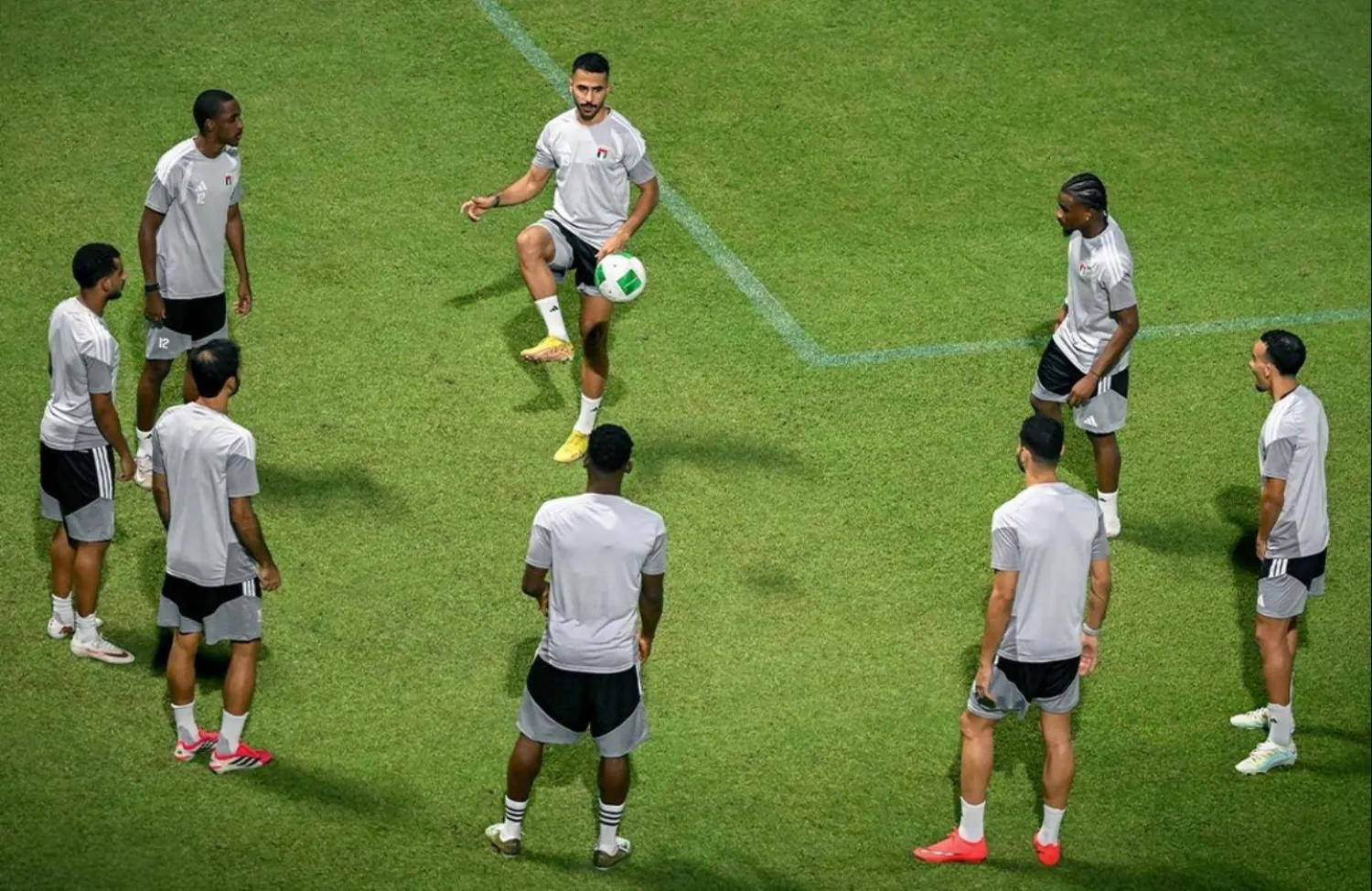 آخر تدريبات المنتخب الإماراتي قبل السفر إلى السعودية (منتخب الإمارات)