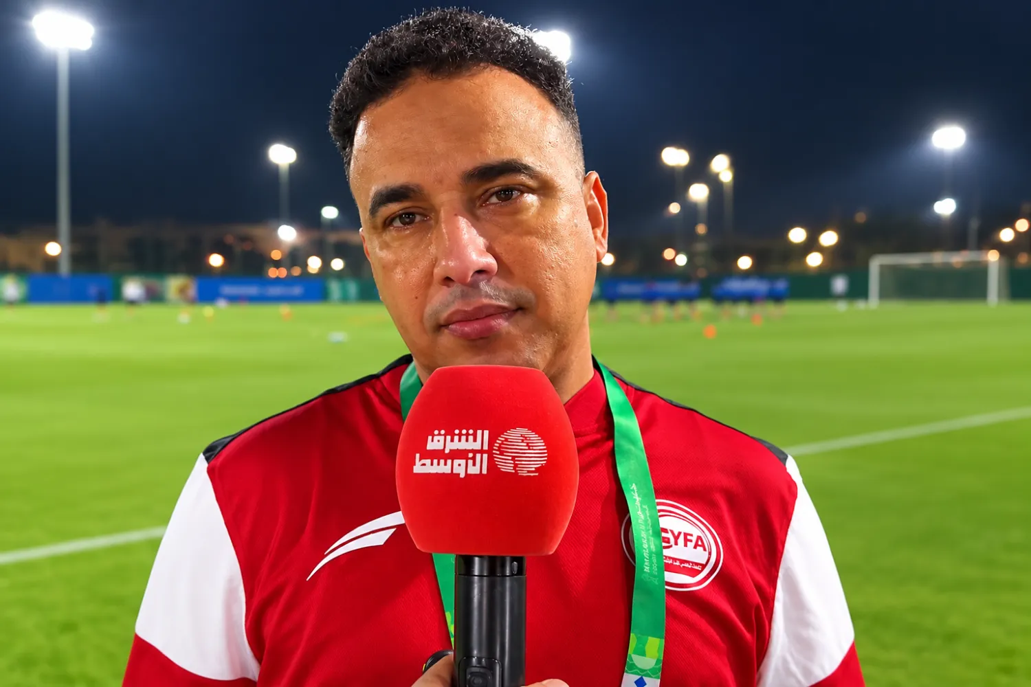 محمد الشومي نائب رئيس بعثة المنتخب اليمني (الشرق الأوسط)