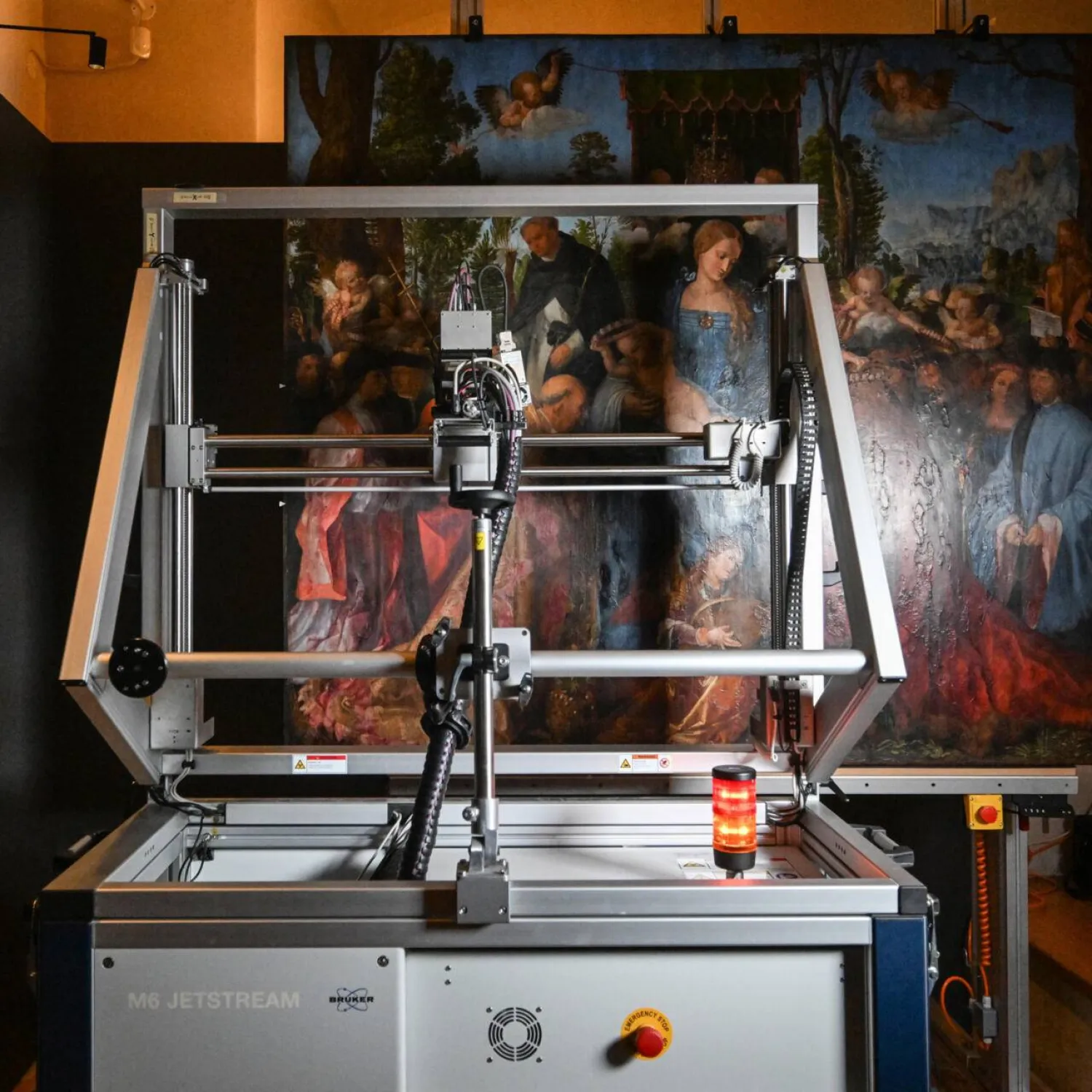 Prague's National Gallery expects to complete the reconstruction of Albrecht Duerer's "Feast of the Rosary" by 2031. Michal CIZEK / AFP
