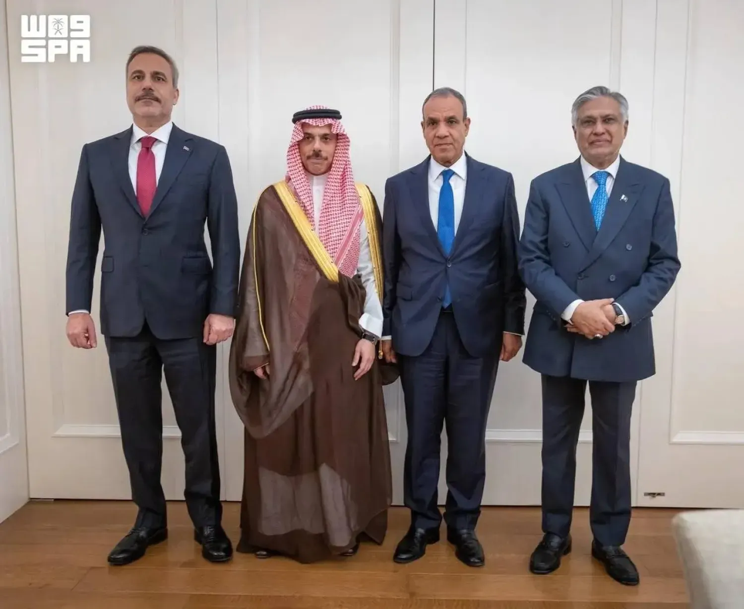 Suudi Arabistan, Mısır, Türkiye ve Pakistan dışişleri bakanları, Sudan konulu toplantı için New York'ta bir araya geldi (SPA)