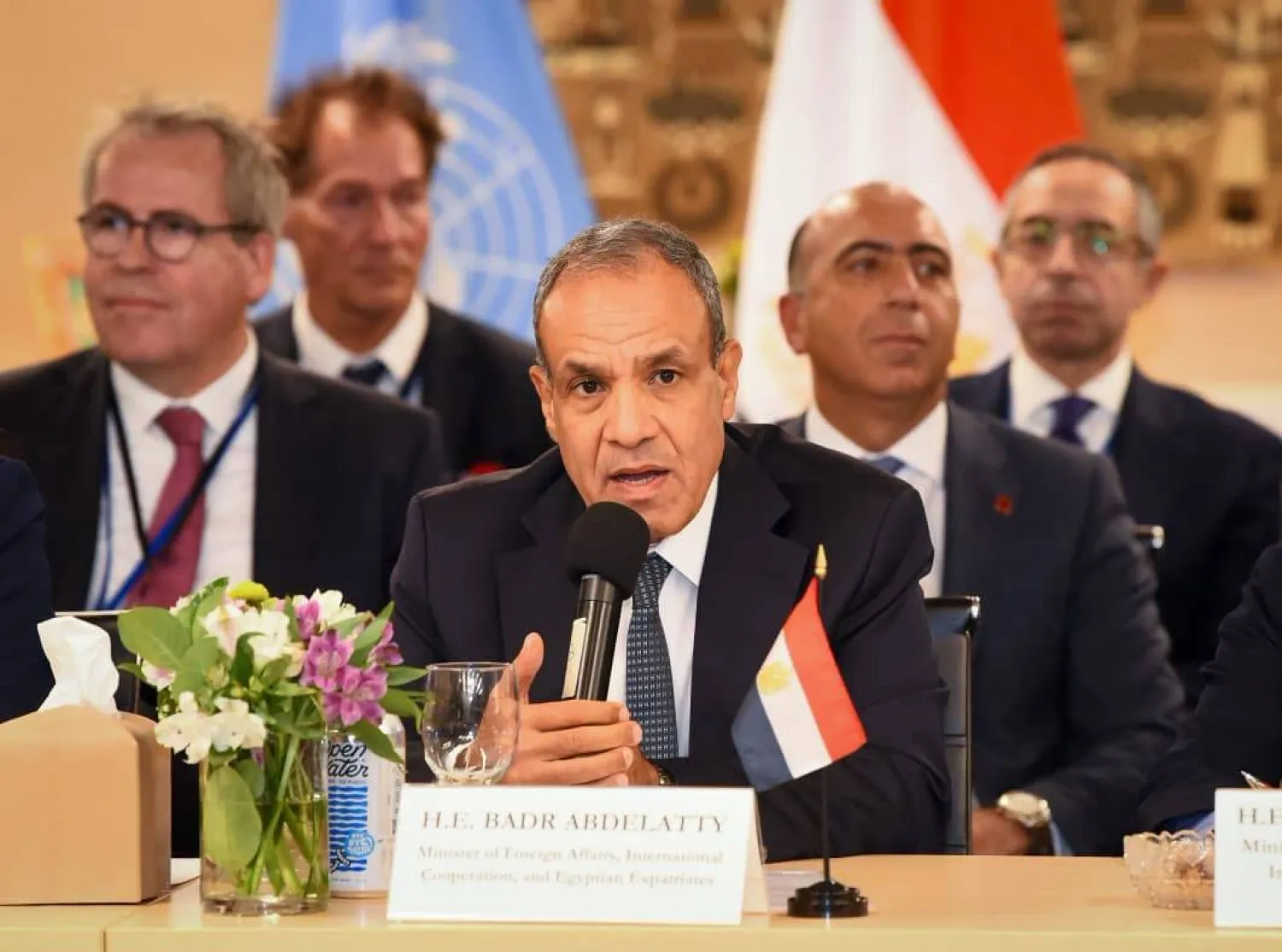 وزير الخارجية المصري يستضيف مائدة مستديرة حول التعافي المبكر في غزة على هامش الجمعية العامة للأمم المتحدة الخميس (صفحة وزارة الخارجية على «فيسبوك»)