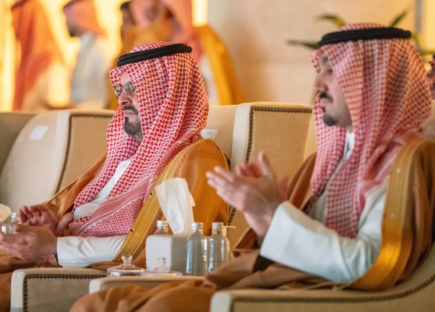 The ceremony was attended by Minister of Sport Prince Abdulaziz bin Turki bin Faisal, FIFA President Gianni Infantino, heads and representatives of sports federations from the Arab Gulf states, and several officials - SPA 