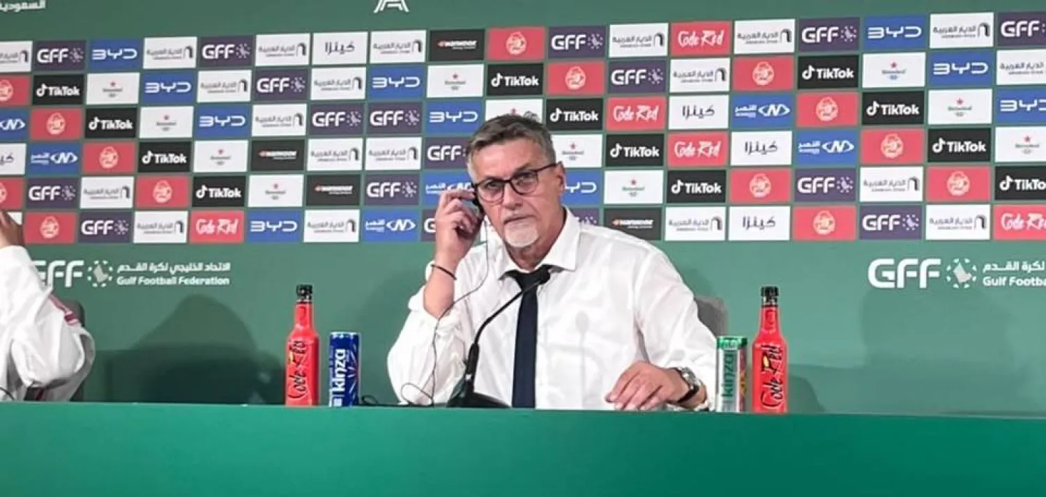 الكرواتي دراغان تالاييتش مدرب المنتخب البحريني (الشرق الأوسط)