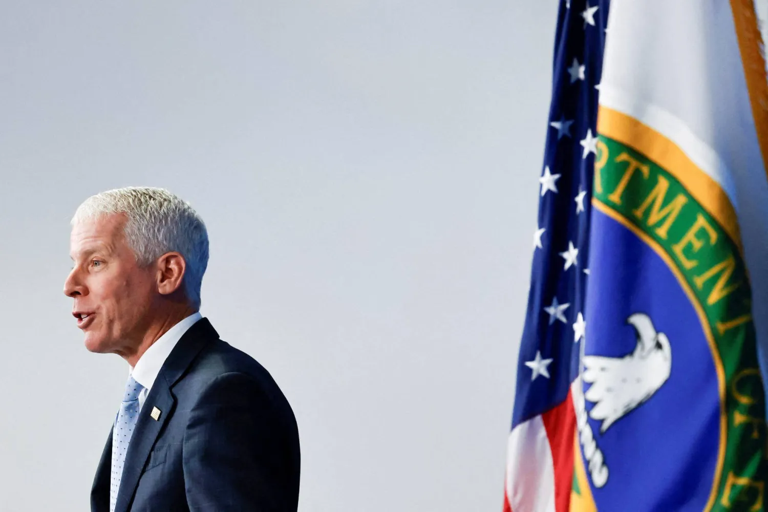 US Energy Secretary Chris Wright holds a press conference on the sidelines of the International Atomic Energy Agency (IAEA) General Conference in Vienna, Austria, September 14, 2026. (Reuters)