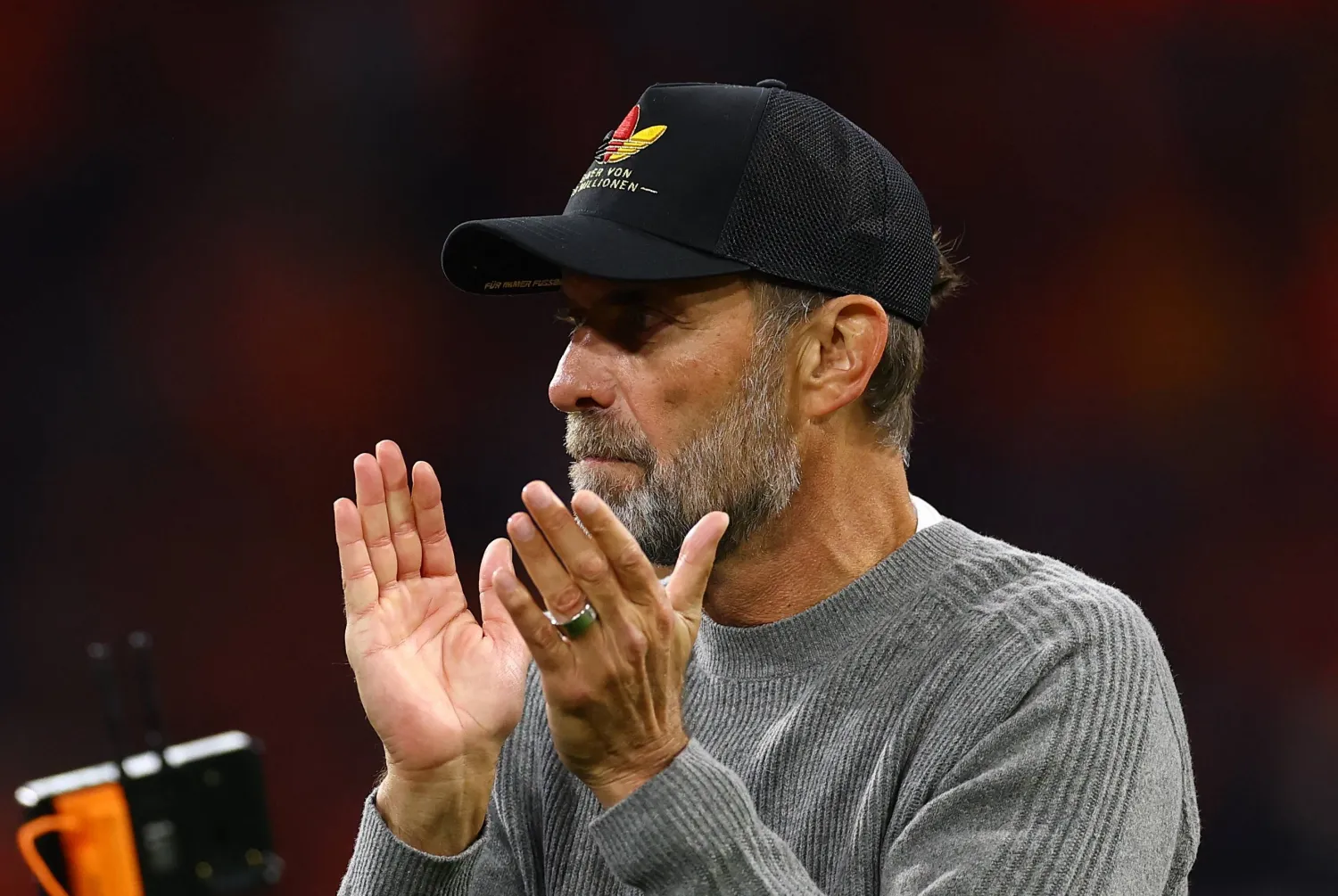 Football - Nations League - Group B - Netherlands v Germany - Johan Cruijff Arena, Amsterdam, Netherlands - September 24, 2026 Germany coach Jurgen Klopp before the match. (Reuters)