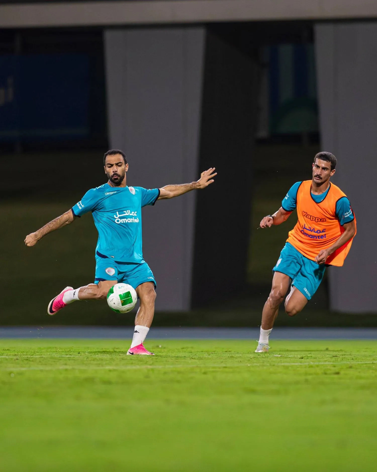 من استعدادات عمان للمباراة (المنتخب العماني)