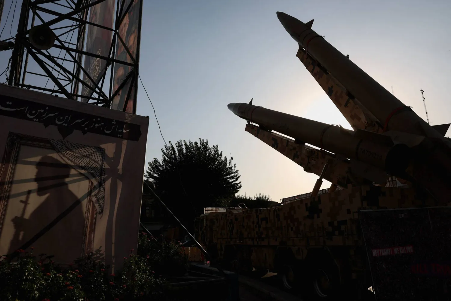 Iranian missiles are displayed on a street in Tehran, Iran, September 27, 2026. Majid Asgaripour/WANA (West Asia News Agency) via Reuters