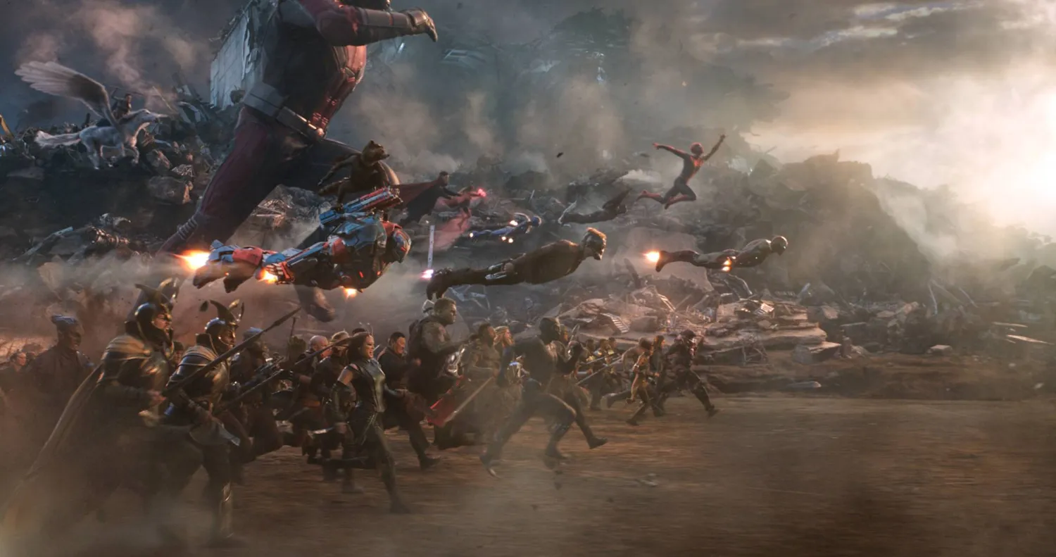  This image released by Marvel Studios shows a scene from "Avengers: Endgame." (Marvel Studios/Disney via AP) 
