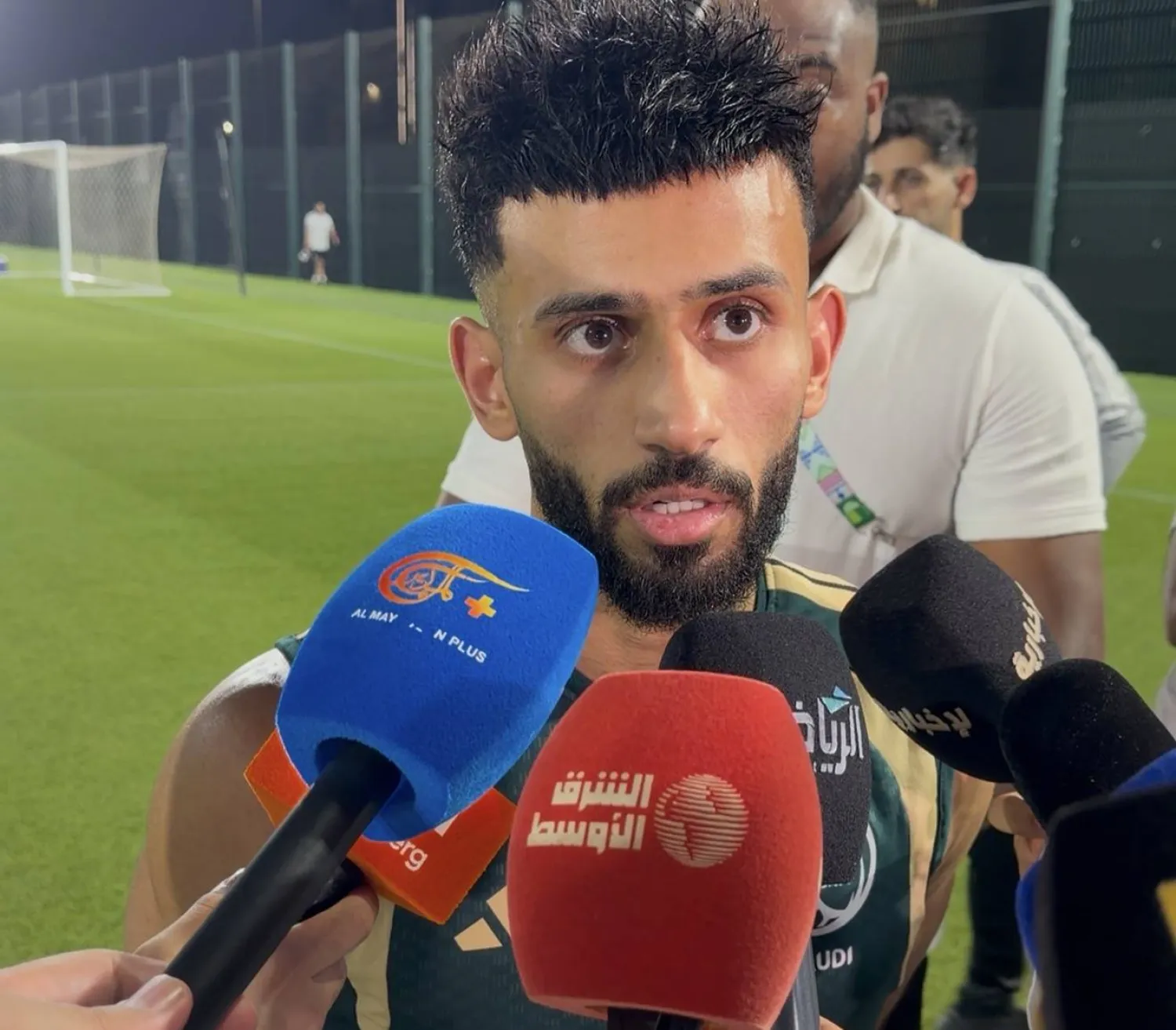 سلطان مندش في حديثه لوسائل الإعلام (الشرق الأوسط) 