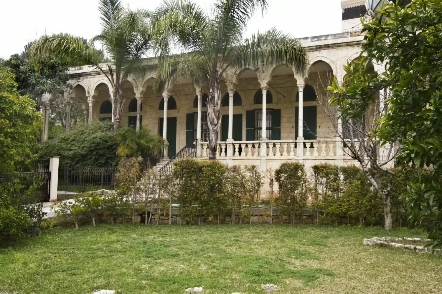 The residence of Said Shahine, father of Ghaleb and Fahmi Shahine, which was completely destroyed in the city of Nabatieh (Kamel Jaber archive)