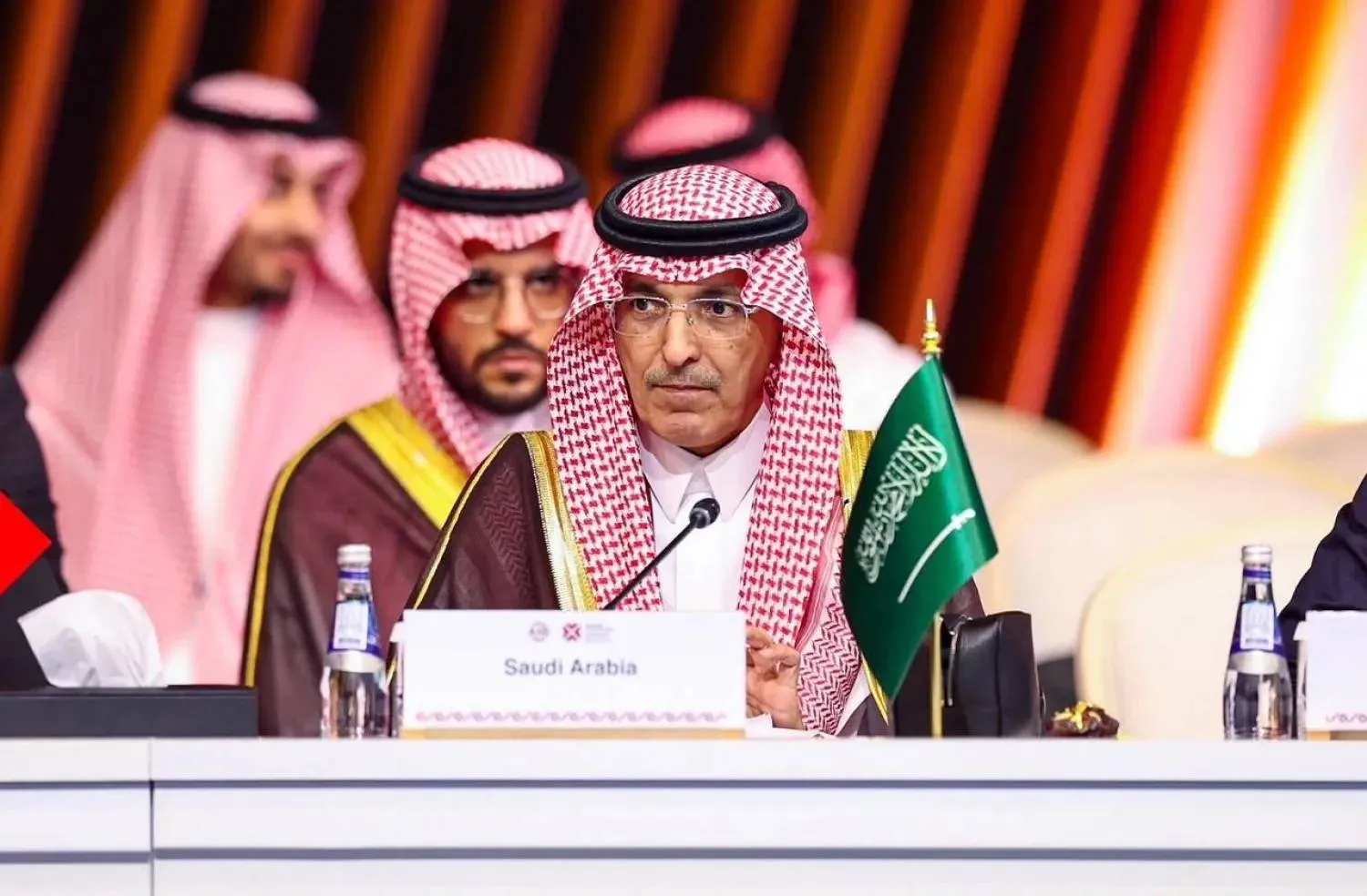 Saudi Finance Minister Mohammed al-Jadaan at the 11th annual meeting of the Asian Infrastructure Investment Bank’s Board of Governors (X)