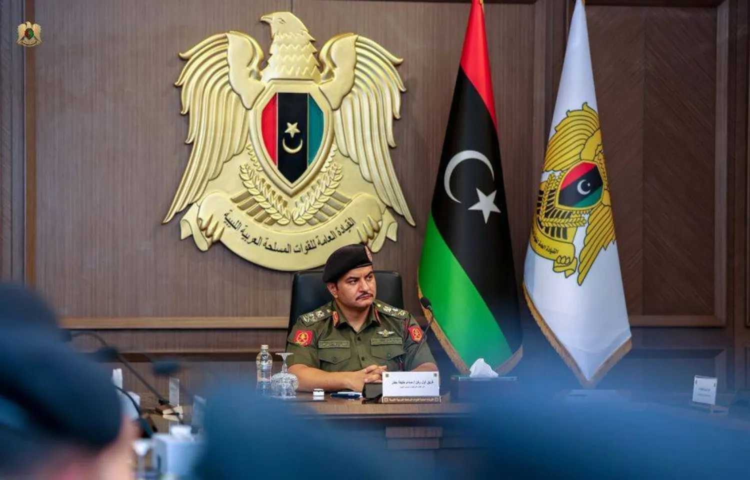 نائب القائد العام للجيش الوطني الليبي الفريق أول صدام حفتر (إعلام القيادة العامة)
