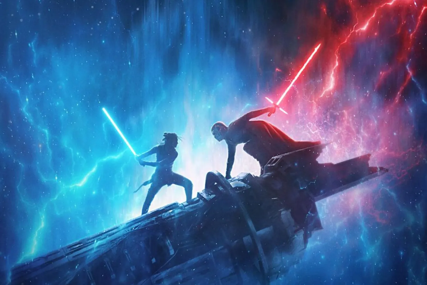 J.J. Abrams'ın yönettiği 2019 yapımı Star Wars: Skywalker'ın Yükselişi (Star Wars: The Rise of Skywalker), devam üçlemesinin ve 9 filmden oluşan ana Skywalker destanının son filmi (Disney)