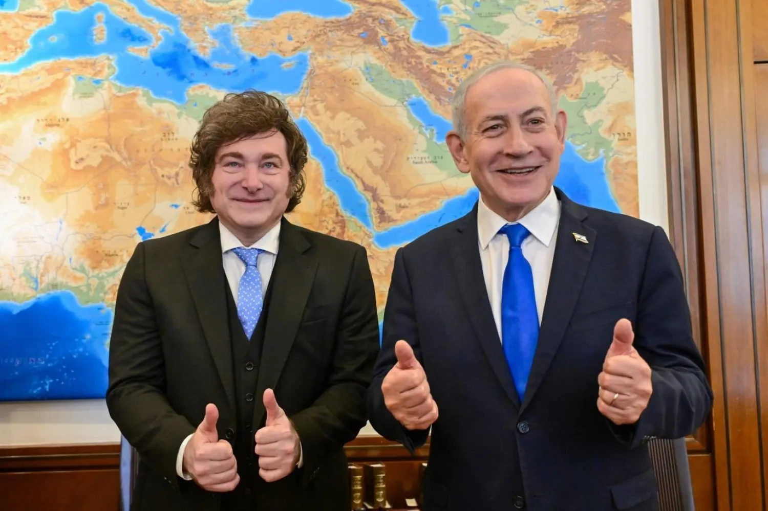 Milei, nisanda Netanyahu'yla Kudüs'te görüşmüştü (İsrail Başbakanlık Ofisi)