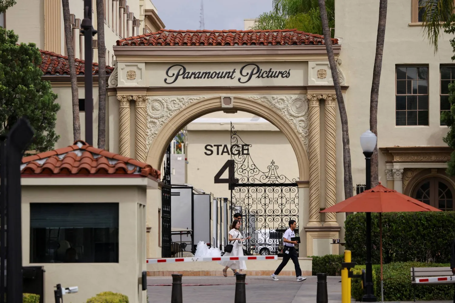 The Paramount Studio lot in Hollywood, Los Angeles, California, US, September 17, 2026. (Reuters)