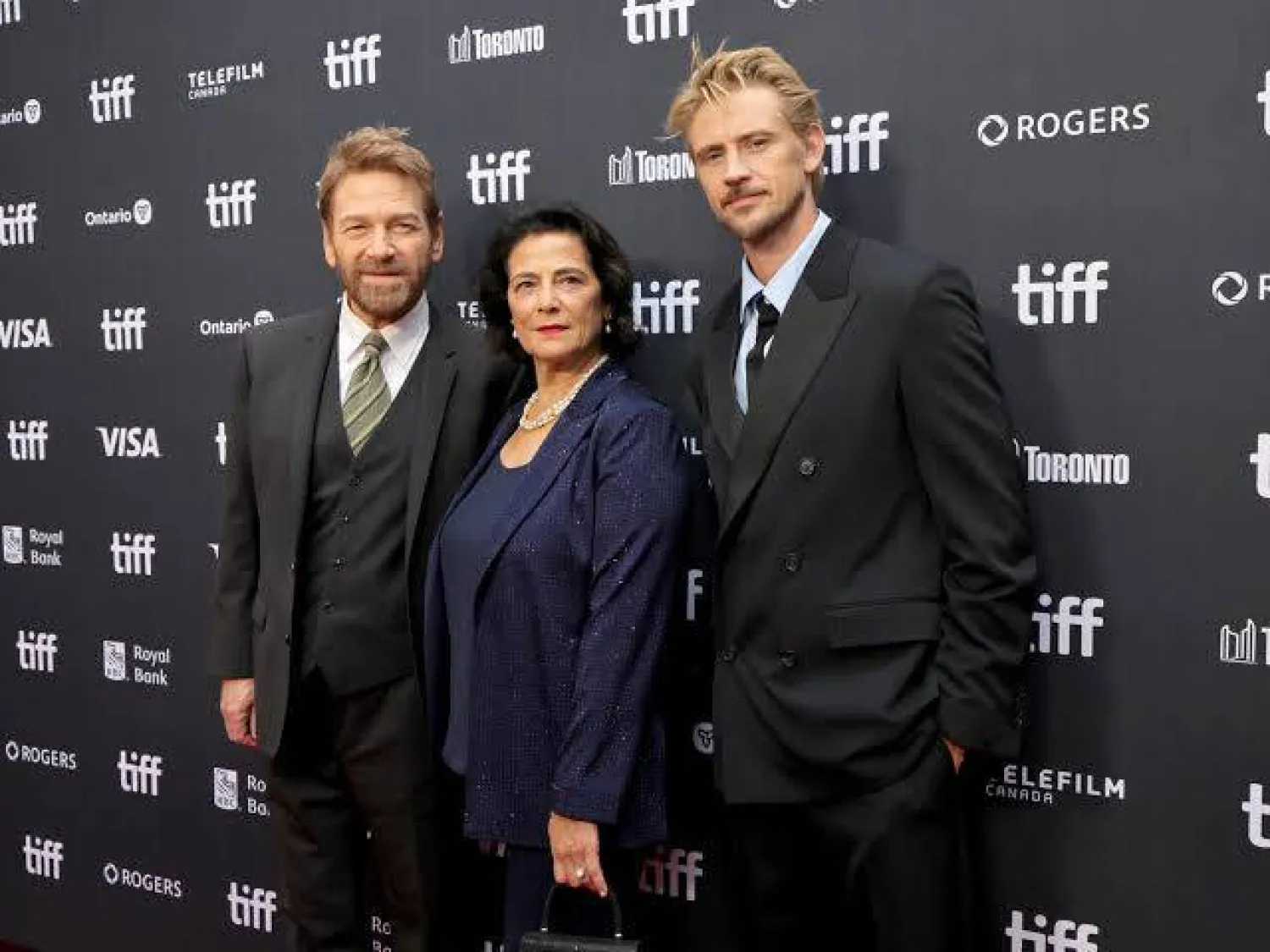 Kenneth Branagh, Hiam Abbass and Boyd Holbrook star in 'Atonement', which examines the long tail of conflict. Rodin Eckenroth / GETTY IMAGES NORTH AMERICA/AFP
