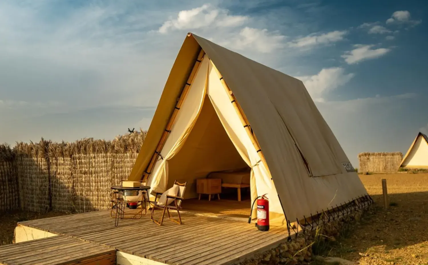 The camp offers three training tracks: traditional stone building, traditional hand embroidery, and metal art - SPA