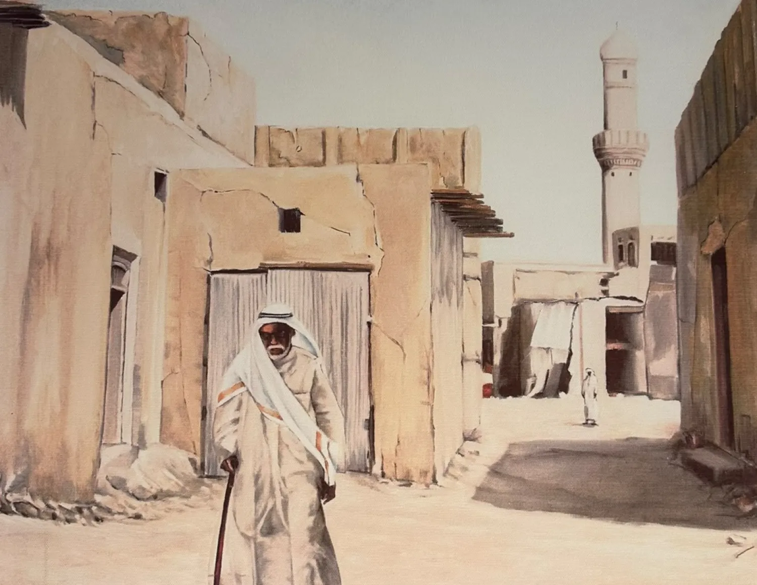 عبد الرسول سلمان يستعيد في لوحاته ملامح من ذاكرة الكويت (الشرق الأوسط)
