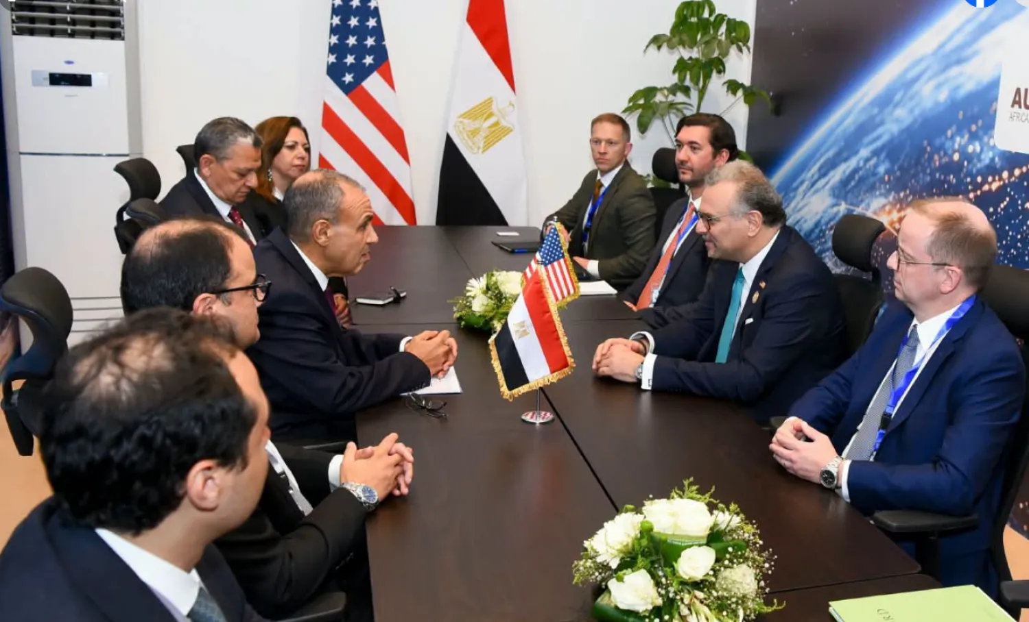 محادثات عبد العاطي وبولس مساء الجمعة في العلمين تتناول المستجدات في ليبيا والسودان و«القرن الأفريقي» (صفحة وزارة الخارجية على «فيسبوك»)