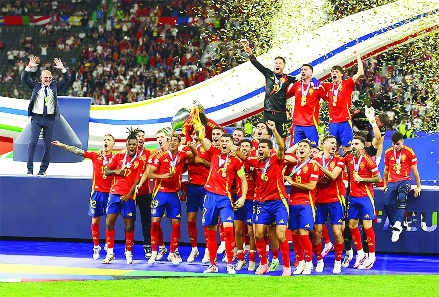 منتخب إسبانيا يتوج بطلاً للعالم في مونديال 2026 (أ.ف.ب)