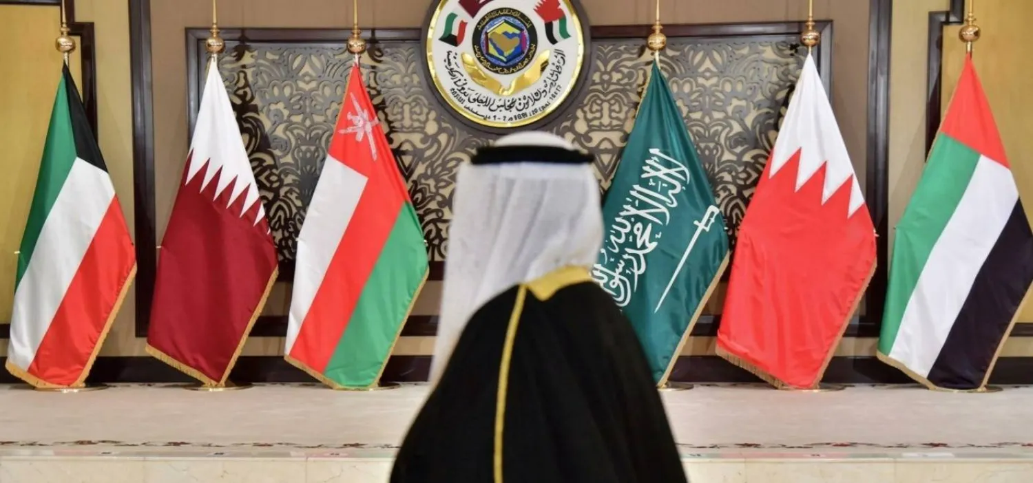 أعلام دول الخليج العربي في إحدى المناسبات (أ.ف.ب)