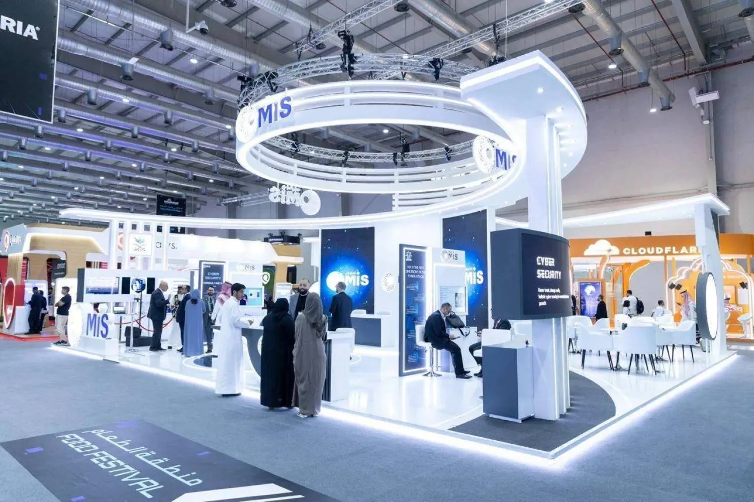 جناح «إم آي إس» في معرض «بلاك هات 2024» بالرياض (موقع الشركة الإلكتروني)