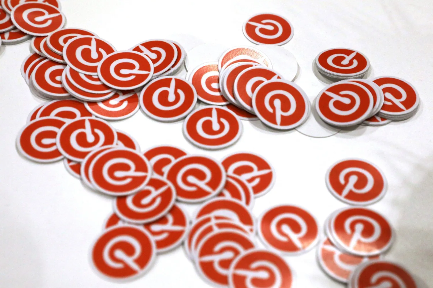 A display for image sharing and social media service Pinterest is seen at the Collision conference in Toronto, Ontario, Canada June 23, 2022. (Reuters)