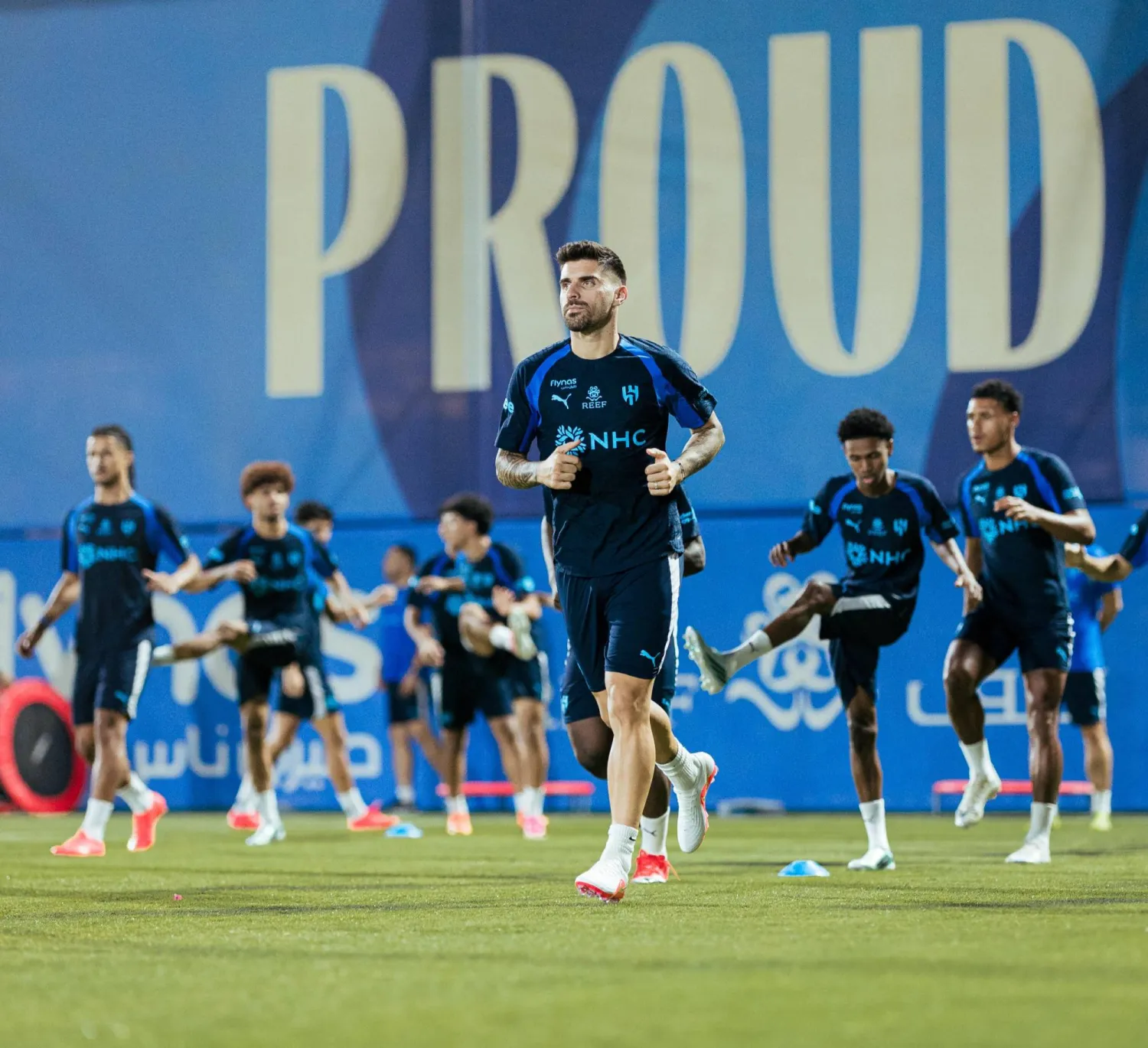 جانب من تدريبات الهلال (نادي الهلال)