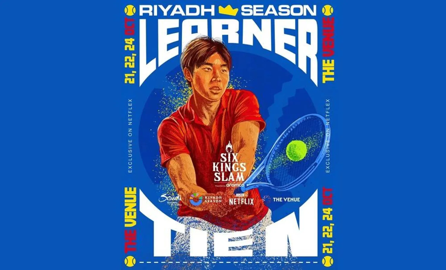 Learner Tien Joins Six Kings Slam, Replaces Injured Jannik Sinner